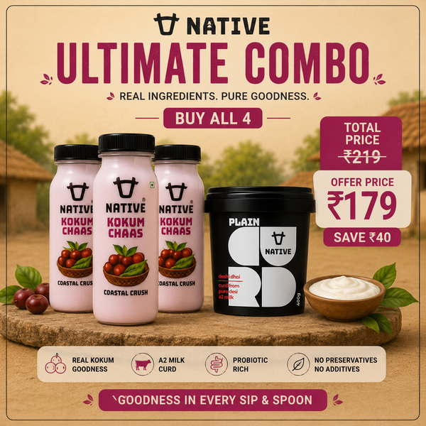 Native Kokum Chaas & A2 Curd Combo